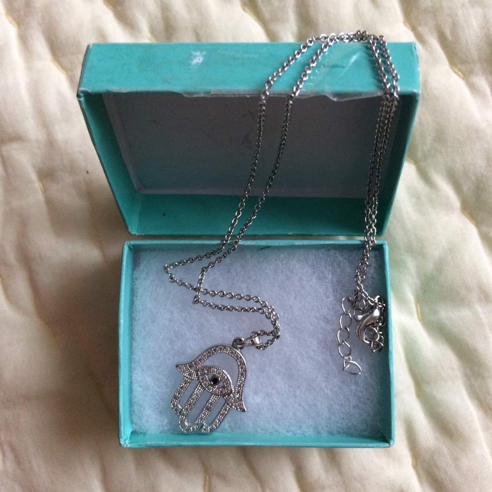 Hamsa Hand Pendant Necklace